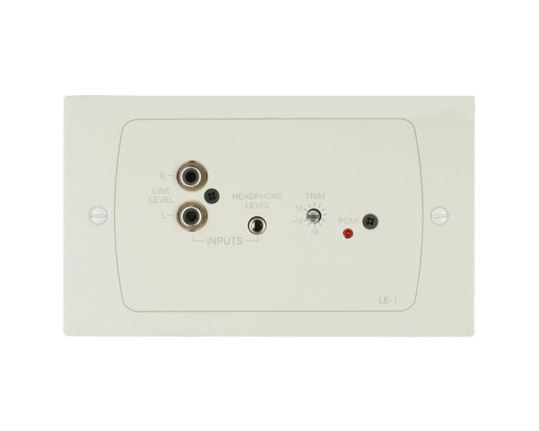 Cloud LE-1W Line-Level Active Stereo Input Plate for DCM1/e White - Main Image