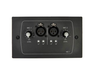 ME-1B Dual Microphone Input Plate with Volume+EQ for DCM1/e Black