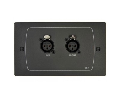 BE-1B Dual Balanced LineLevel Active Input Plate for DCM1/e Black