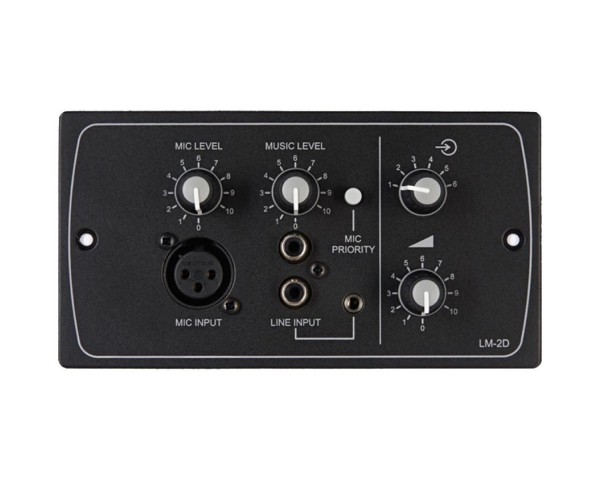 Cloud LM-2B Line/Mic/Remote Active Input Plate (use RJ45 + FPA-1) Black - Main Image