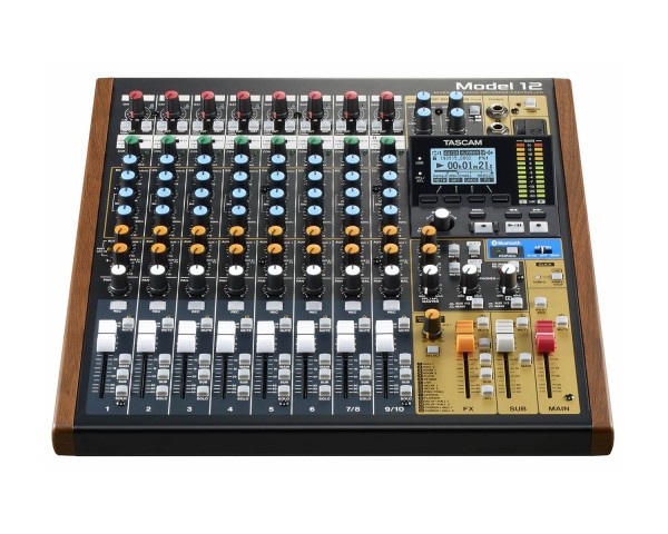 TASCAM Model 12 12-Channel Analogue Mixer with 12-Track Digital Recorder - Main Image