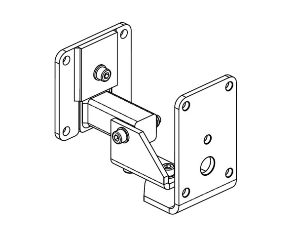 Void Acoustics T80 Easy Hang Wall Bracket for Venu 6 and Venu 8 White - Main Image