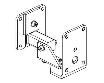 T80XL Easy Hang Wall Bracket for Venu 10/12/15/ArcM/Cyclone White