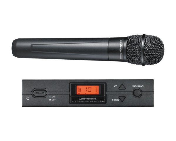 Audio Technica ATW-2120B (U) Handheld Mic System with T220a Cardioid Mic CH38 - Main Image