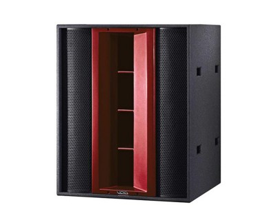 Sub Vantage 4x15" High-Powered Subwoofer 2x1600W Black/Red