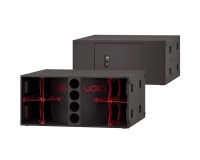 Void Acoustics Stasys Xair 2x18 High-Powered Subwoofer 3200W Black/Red - Image 4