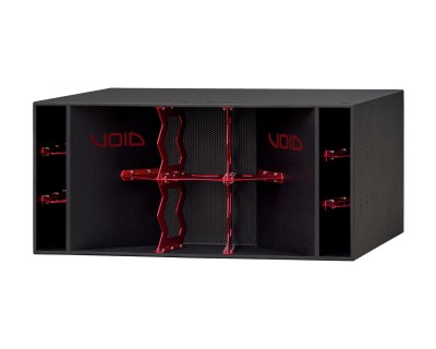 Incubus Sub 3x21" Horn-Loaded Bandpass Subwoofer 6000W Blk/Red