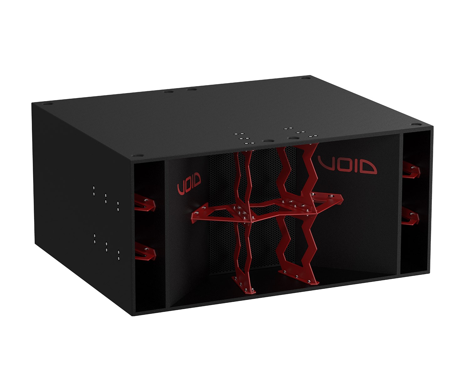 Incubus Sub 3x21" Horn-Loaded Bandpass 6000W Blk/Red Void | Leisuretec