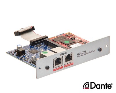 CDI-CV8  8Ch Dante Card for CV2500/CV4250/CV8125 Amplifiers