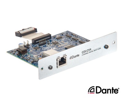 CDI-CV4  4Ch Dante Card for CV2500/CV4250/CV8125 Amplifiers