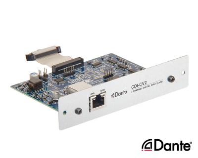 CDI-CV2  2Ch Dante Card for CV2500/CV4250/CV8125 Amplifiers