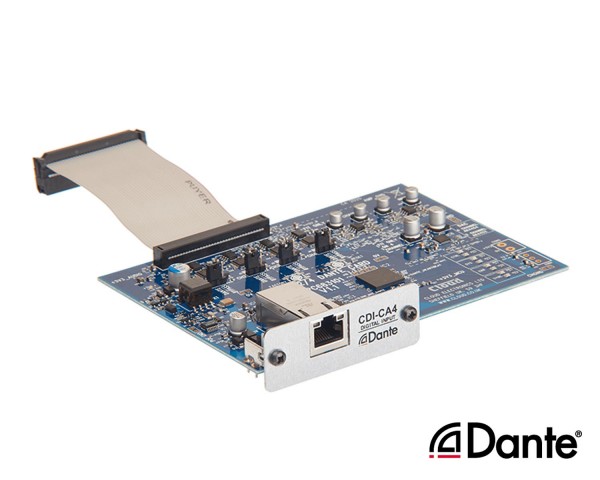 Cloud CDI-CA4 Optional Dante Card for CA4250 Amplifiers - Main Image
