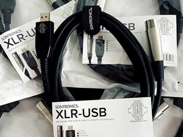 Sontronics has confirmed the availability of two new accessories that complement the Podcast Pro perfectly: XLR-USB and Elevate