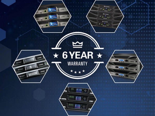 Crown Amplifiers 6-Year Warranty Extension Promotion