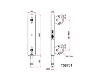 Doughty T58701 Ladder Truss Adaptor 200-400mm Centres SWL200kg - Image 2