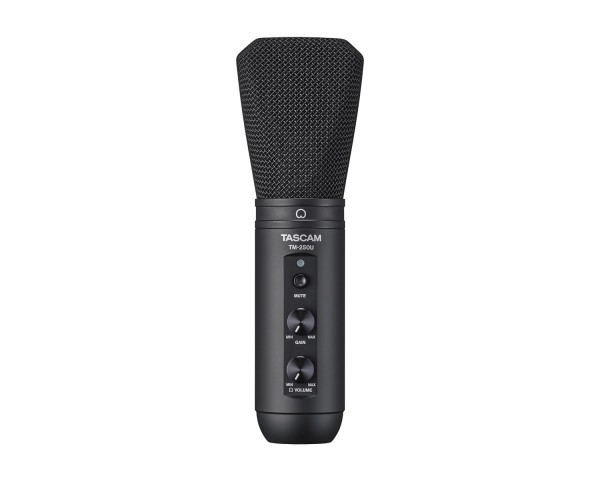 TASCAM TM-250U USB Broadcast Condenser Mic with Headphones Output - Main Image