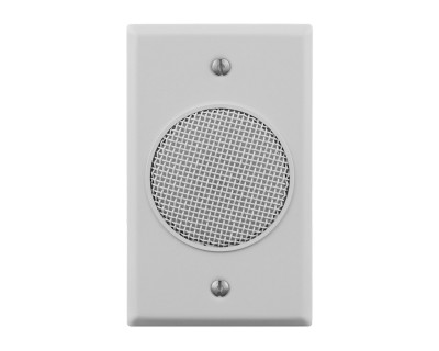 GS1 Flush Wall Mount Cardioid Microphone White Finish