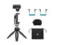 Sennheiser MKE 200 Mobile Kit with Smartphone Clamp and Manfrotto Tripod - Image 2