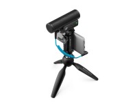 Sennheiser MKE 400 Mobile Kit with Smartphone Clamp and Manfrotto Tripod - Image 1