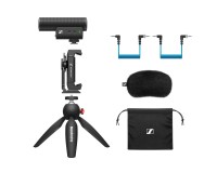 Sennheiser MKE 400 Mobile Kit with Smartphone Clamp and Manfrotto Tripod - Image 2