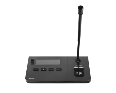 NPX-G1040 4-Button Paging Station with Gooseneck Mic