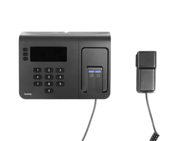 Biamp NPX-H1100 10-Button Paging Station with Handheld Mic - Main Image