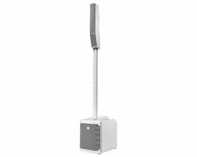 EVOLVE 30M WHITE Compact Portable Column System 8Ch Mixer and BT