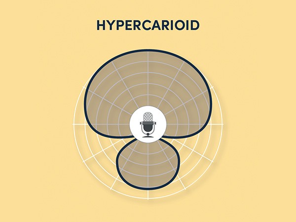 Hypercardioid Polar Pattern Symbol
