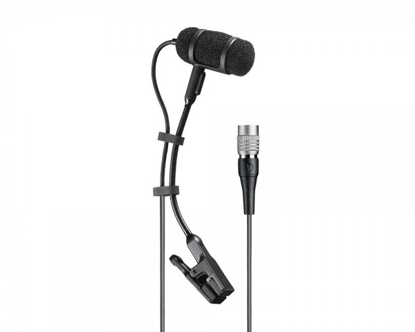 Audio Technica PRO35cW UniPak Card Cond Clip-on Instrument Mic cW 4-Pin Plug - Main Image