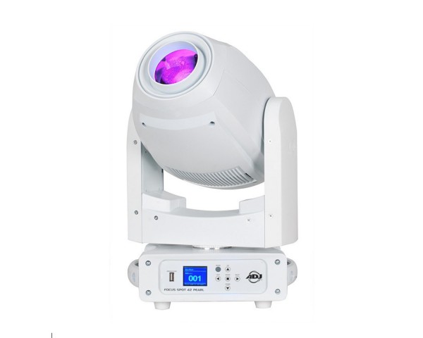 ADJ Focus Spot 4Z Pearl 200W LED Moving Head Spot with Gobo Wheel Wht - Main Image