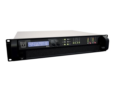 iKon iK42-DANTE 4 Channel Class D Amplifier 4x3000W @ 4Ω 2U 