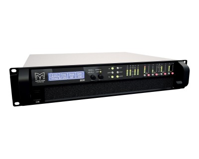 iKon iK81-DANTE 8 Channel Class D Amplifier 8x1250W @ 4Ω 2U 