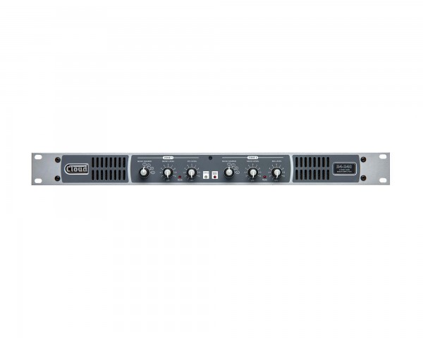 Cloud 24-240 2-Zone Mixer Amplifier 5-Input 2x240W 4/8Ω 100V RS232 1U - Main Image