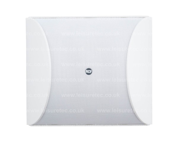 RCF DUB100T 100V 4W Universal Wall/Ceiling Speaker White - Main Image