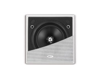 KEF CI130QS 5.25 2-Way Uni-Q  Flush Square Ceiling Speaker IP64 Wht - Image 1