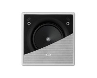 KEF Ci160.2CS 6.5 2-Way Uni-Q Flush Square Ceiling Speaker IP64 Wht - Image 1