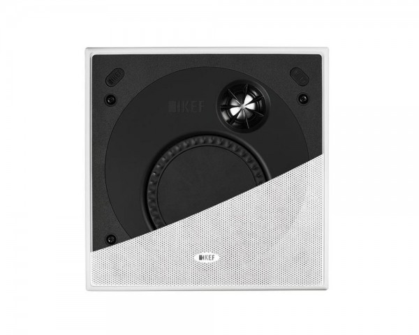 KEF CI160TS 4.5 2-Way Uni-Q Flush Square Ceiling Speaker IP64 Wht - Main Image