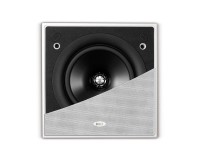 KEF Ci160QS 6.5 2-Way Uni-Q Flush Square Ceiling Speaker IP64 Wht - Image 1