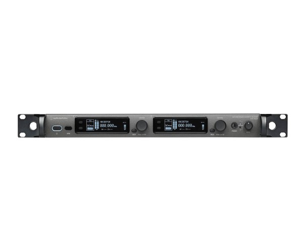 Audio Technica ATW-R5220DAN 5000 Series Dual Channel Receiver + DANTE Output EG1 - Main Image