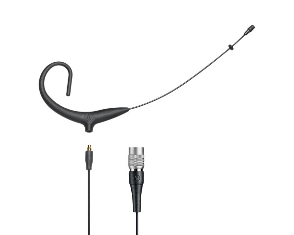 Audio Technica BP892xcW Submin Omni Earworn Mic Long Boom cW Plug BLACK - Main Image