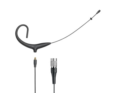 BP892xcW Submin Omni Earworn Mic Long Boom cW Plug BLACK