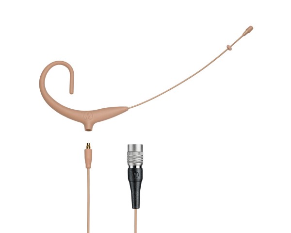 Audio Technica BP892xcW-TH Submin Omni Earworn Mic Long Boom cW Plug BEIGE - Main Image