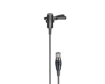 AT803cH Omni Tie Clip Lavalier Mic with Type cH-Plug BLACK