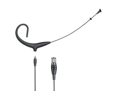 BP894xcH Submin Cardioid Earworn Mic Long Boom cH Plug BLACK