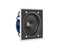 KEF Ci130.2CS 5.25 2-Way Uni-Q Flush Square Ceiling Speaker IP64 Wht - Image 5