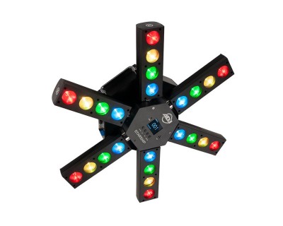 Starship Effects Fixture 6 Tilting Arms 24x15W RGBW LEDs