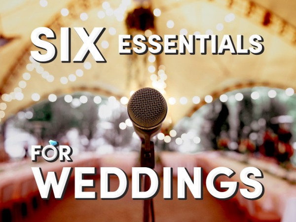 Six Sound & Lighting Essentials for Weddings