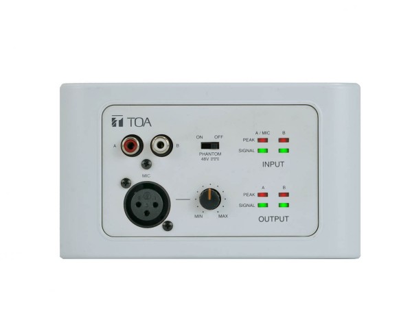 TOA M-822IO-EB Remote Audio Input & Output Panel for M-8080D - Main Image