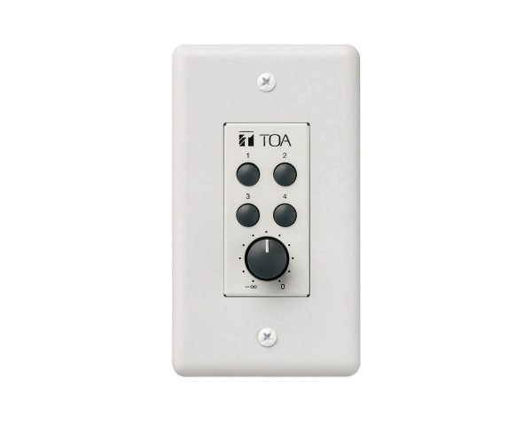 TOA ZM9002 M9000 Series Remote Panel  Four Button & V/C - Main Image