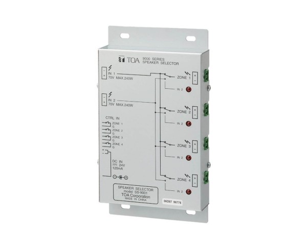 TOA SS9001 M9000 Series Speaker Selector for ZP001T Zone Pager - Main Image